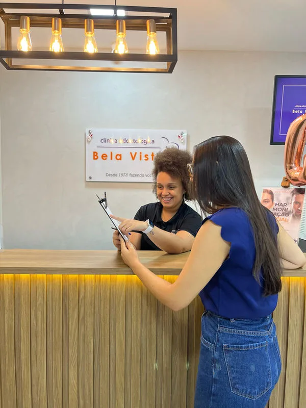 Foto publicada pela Clínica Odontológica Bela Vista no seu site