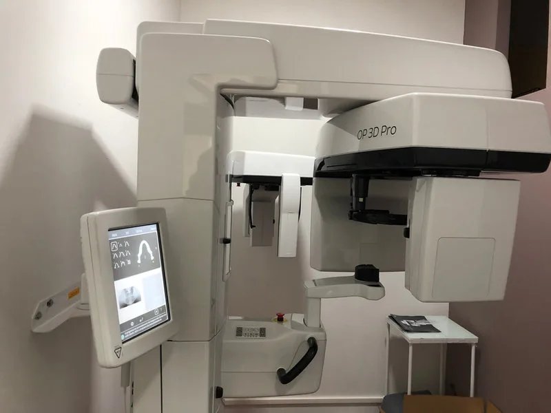 Sala de radiologia odontológica do consultório